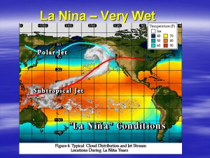 La Nina's Impact Out West